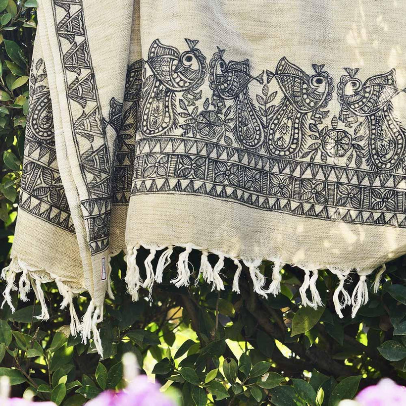 Hand-painted Dupattas