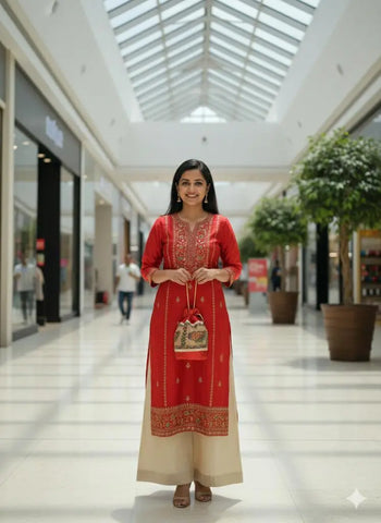 Madhubani painting potli Mithila Gram