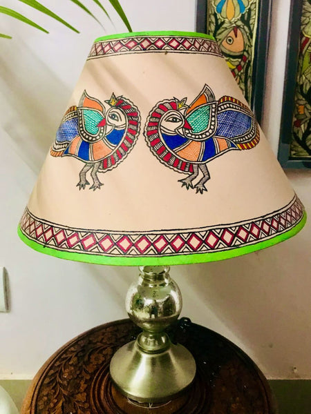 Madhubani Painted Night Lamp Mithila Gram